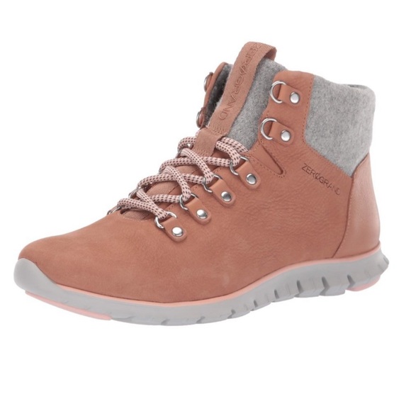 NWOT Cole Haan Women's
Zerogrand Hiker Boot in Mocha
Mousse Waterproof Nubuck - Picture 2 of 5